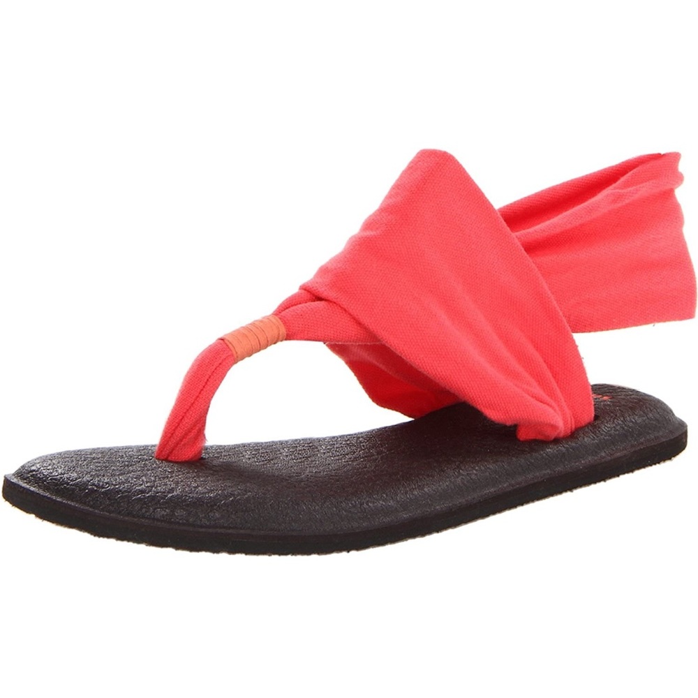 Sanuk yoga sling back sandals. Size 9